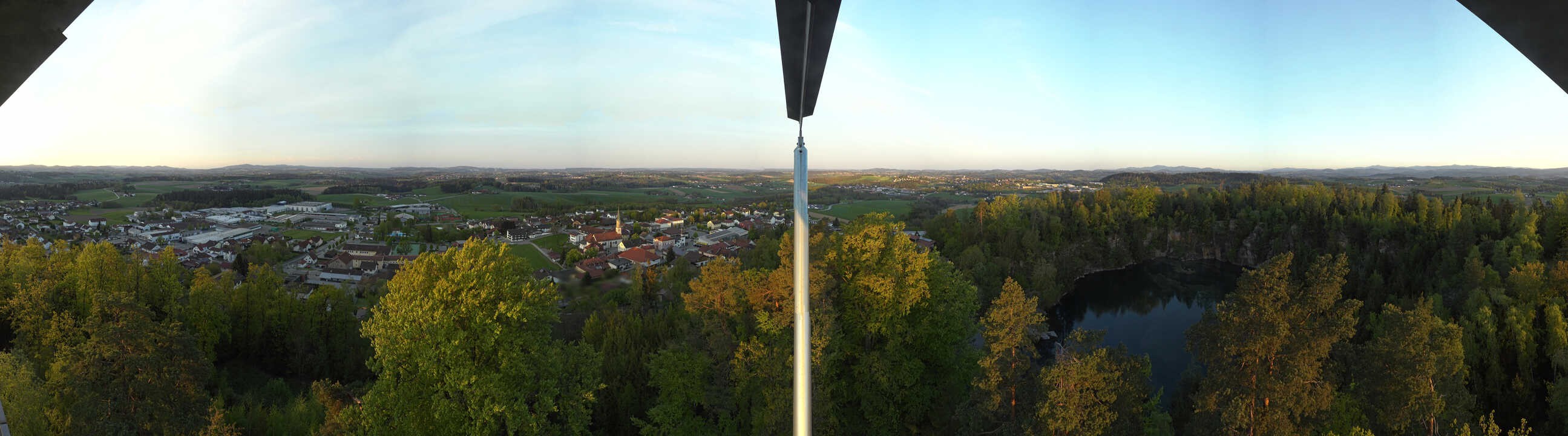 Archiv Foto Webcam Aussichtsturm am Steinbruch Büchlberg