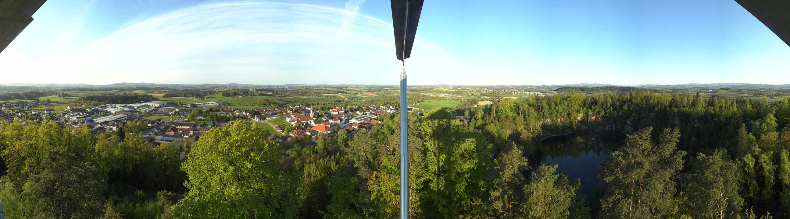 Archiv Foto Webcam Aussichtsturm am Steinbruch Büchlberg