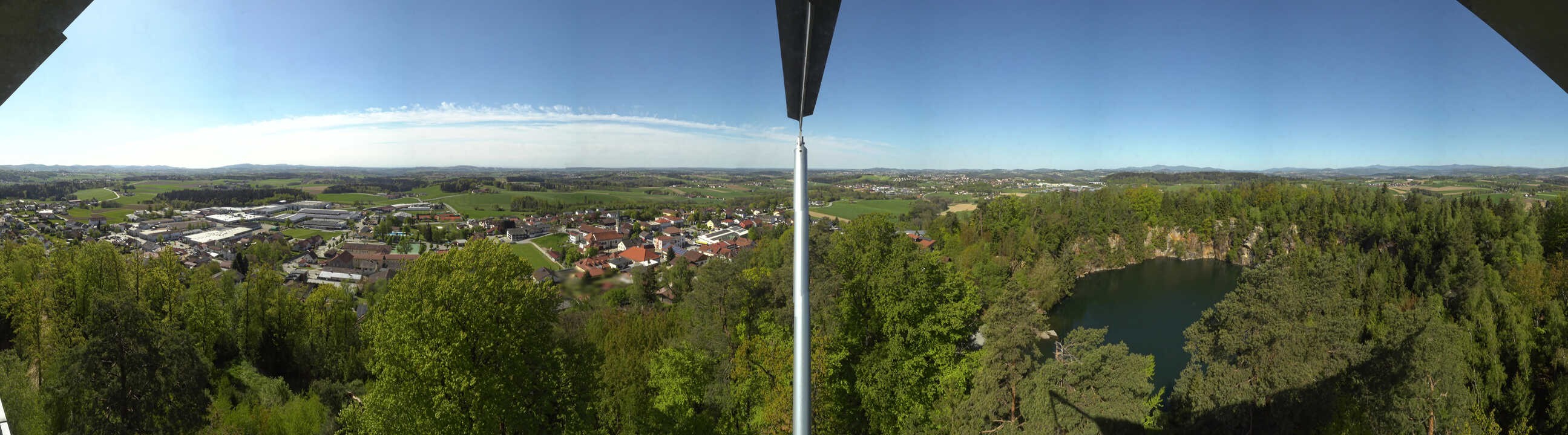 Archiv Foto Webcam Aussichtsturm am Steinbruch Büchlberg