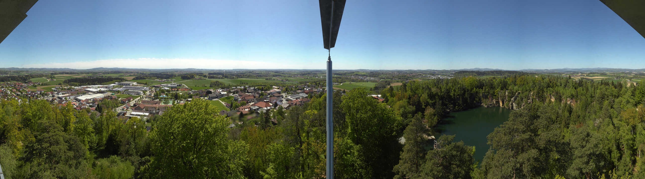 Archived image Webcam Büchlberg - Lookout tower