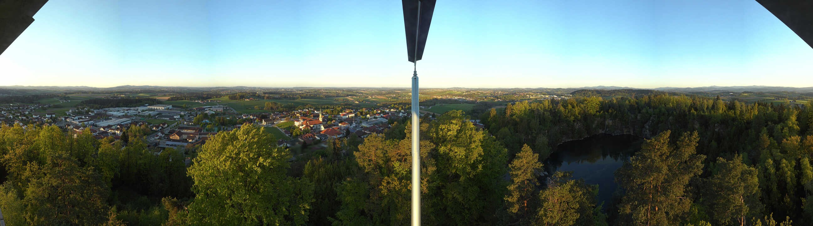Archiv Foto Webcam Aussichtsturm am Steinbruch Büchlberg