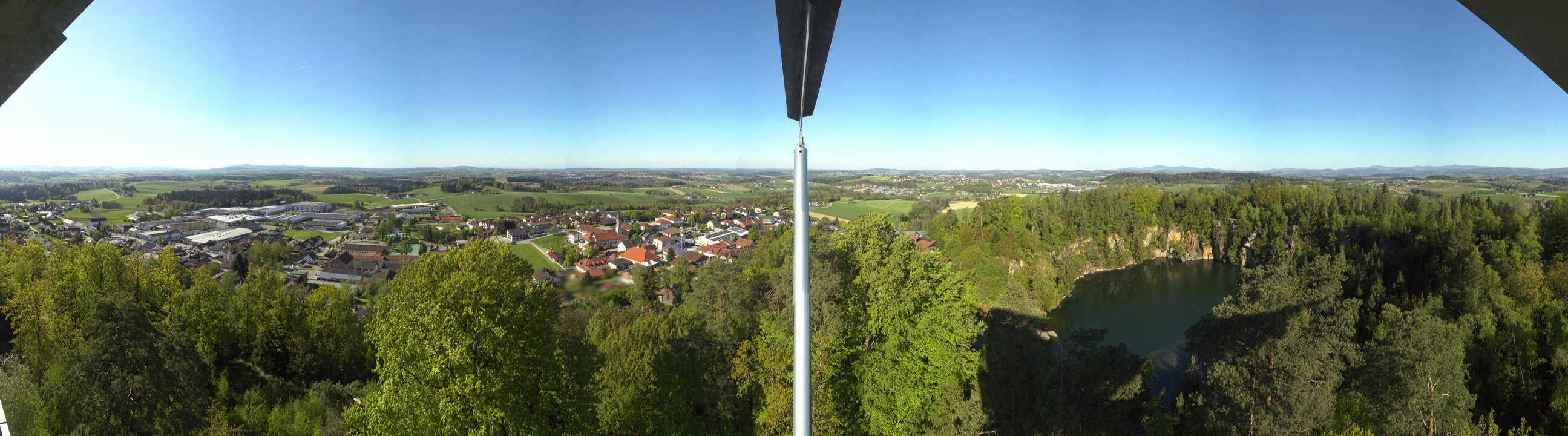Archiv Foto Webcam Aussichtsturm am Steinbruch Büchlberg