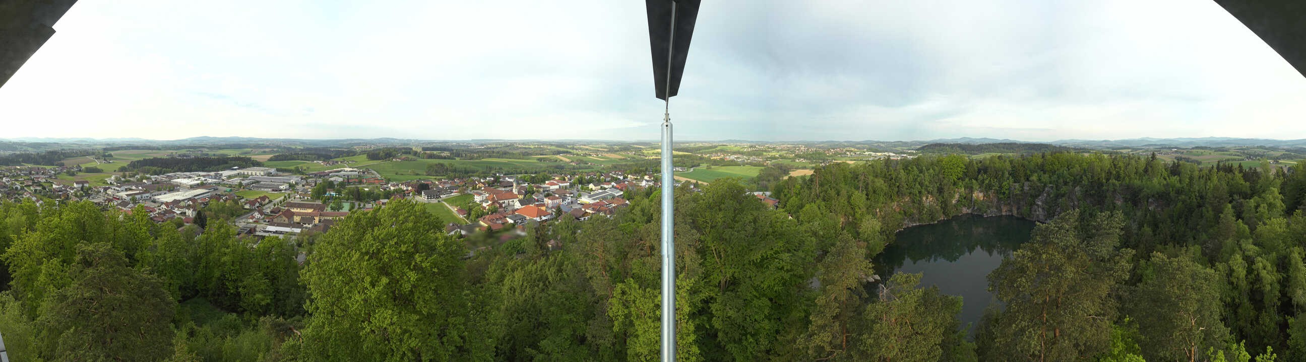 Archiv Foto Webcam Aussichtsturm am Steinbruch Büchlberg