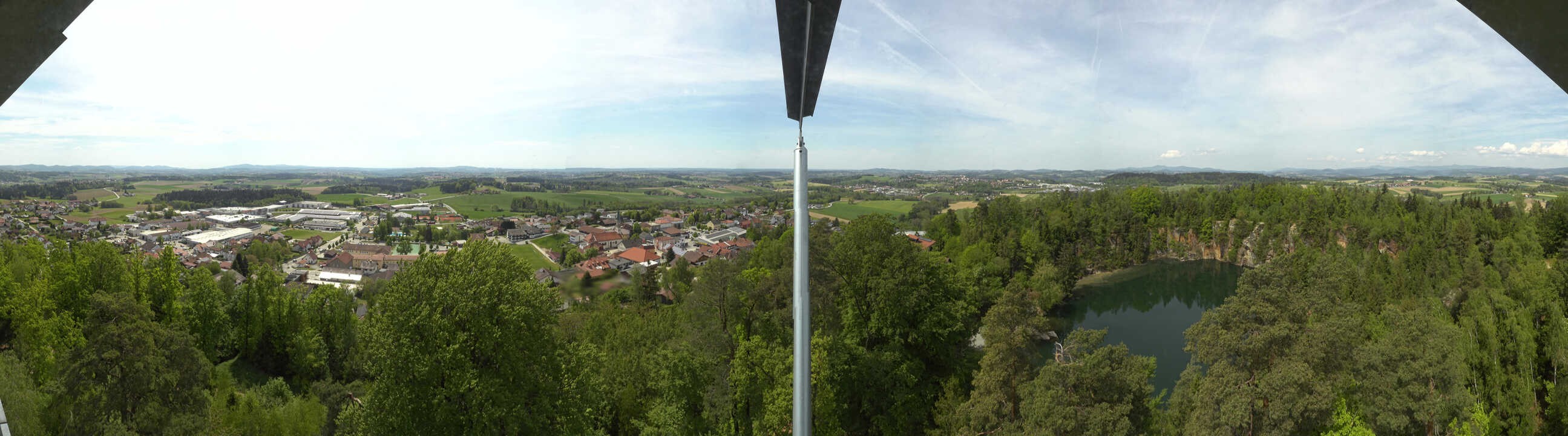 Archiv Foto Webcam Aussichtsturm am Steinbruch Büchlberg