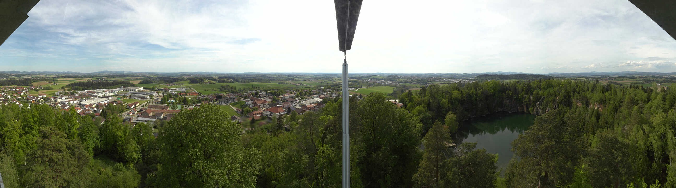 Archiv Foto Webcam Aussichtsturm am Steinbruch Büchlberg