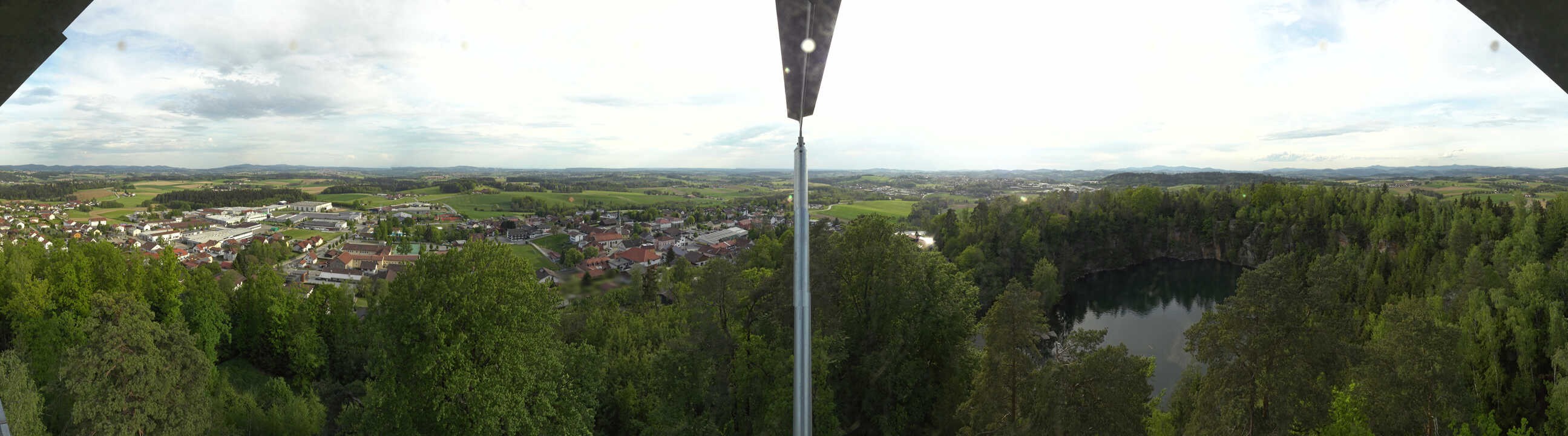Archiv Foto Webcam Aussichtsturm am Steinbruch Büchlberg