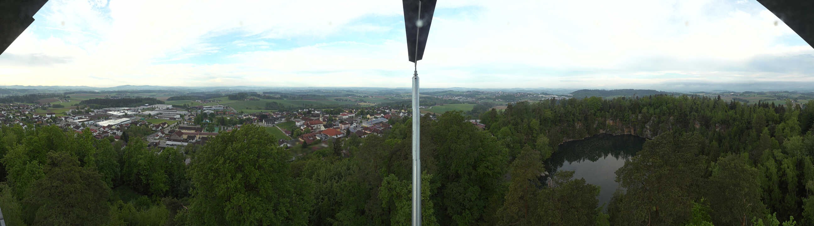 Archiv Foto Webcam Aussichtsturm am Steinbruch Büchlberg