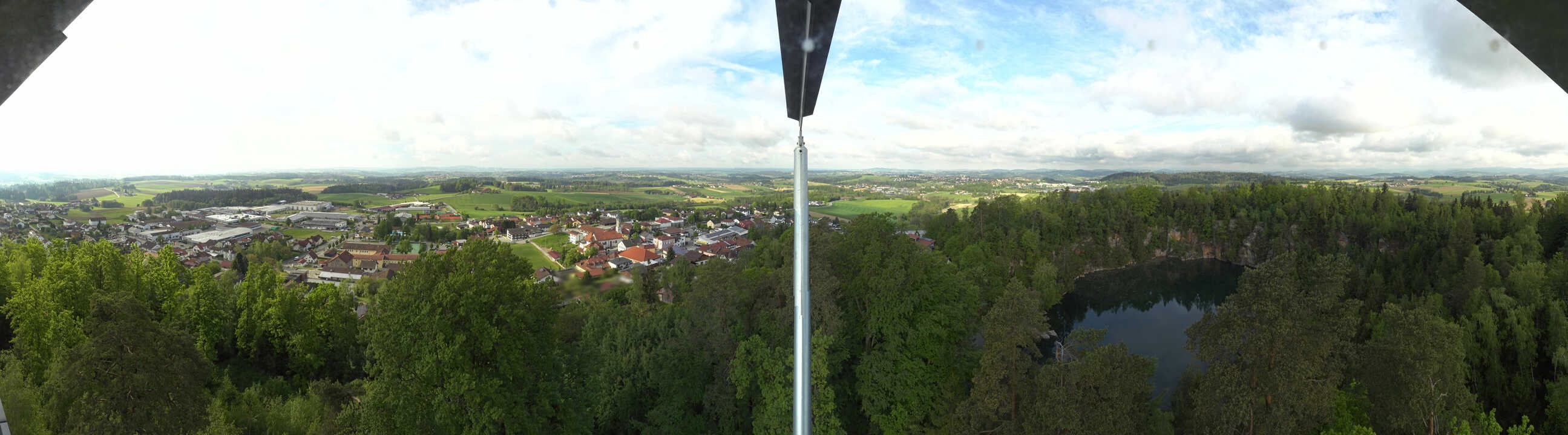 Archiv Foto Webcam Aussichtsturm am Steinbruch Büchlberg