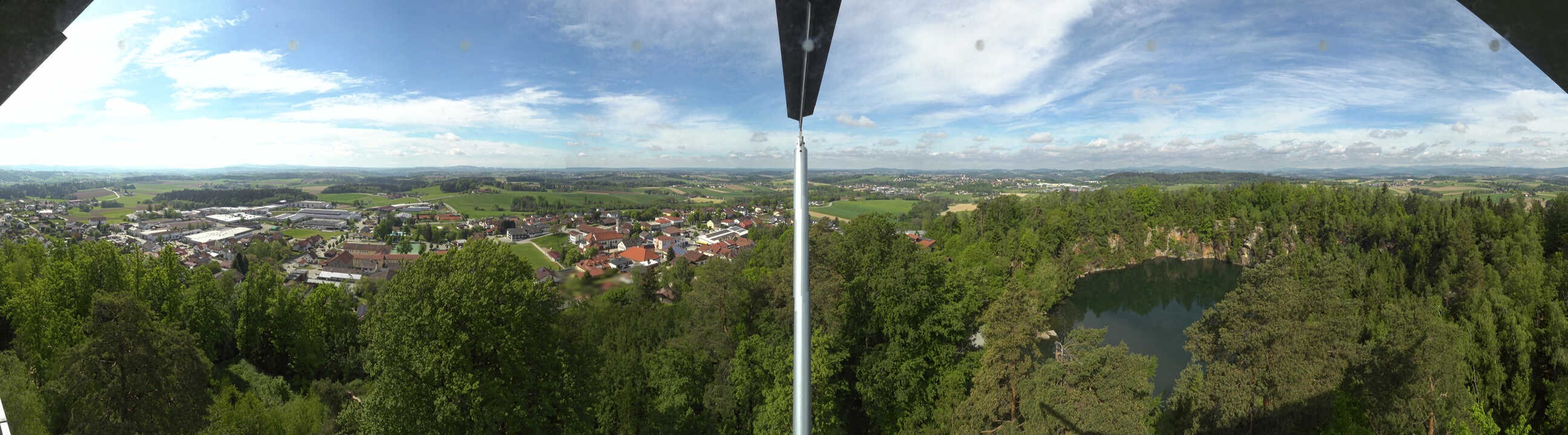 Archived image Webcam Büchlberg - Lookout tower