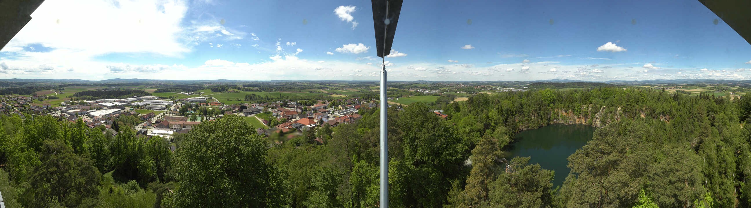 Archived image Webcam Büchlberg - Lookout tower