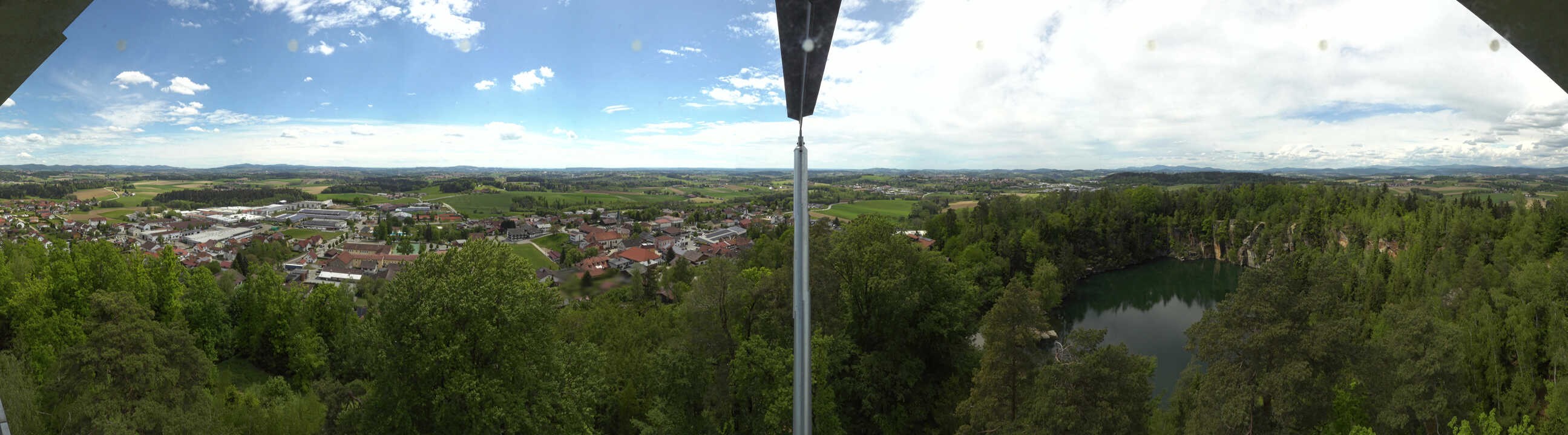 Archived image Webcam Büchlberg - Lookout tower