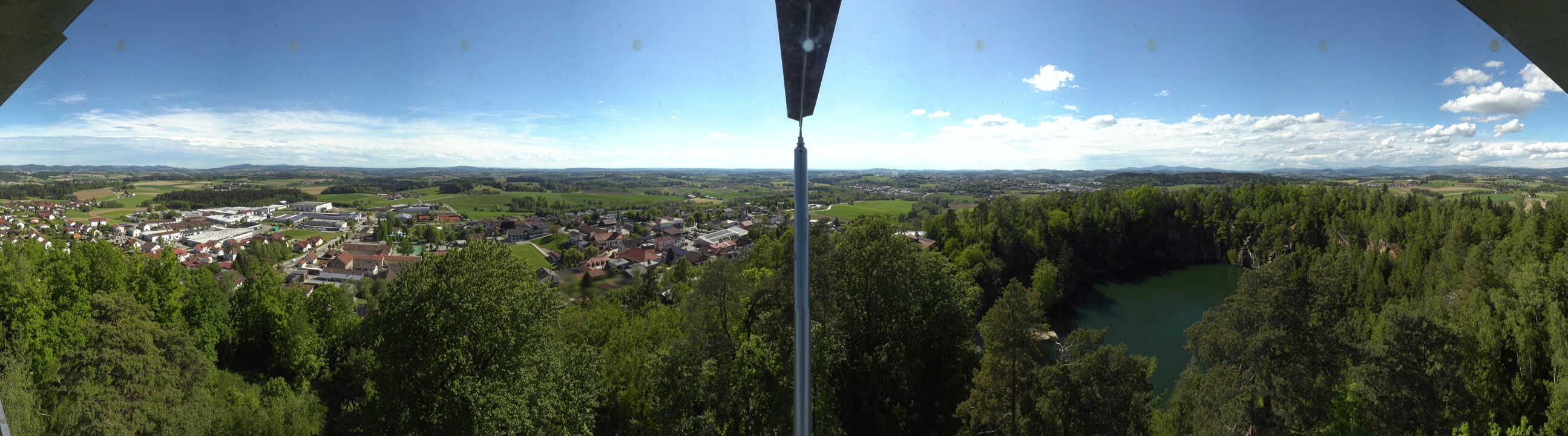 Archived image Webcam Büchlberg - Lookout tower