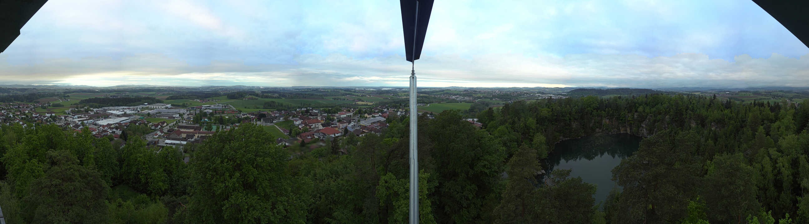 Archiv Foto Webcam Aussichtsturm am Steinbruch Büchlberg
