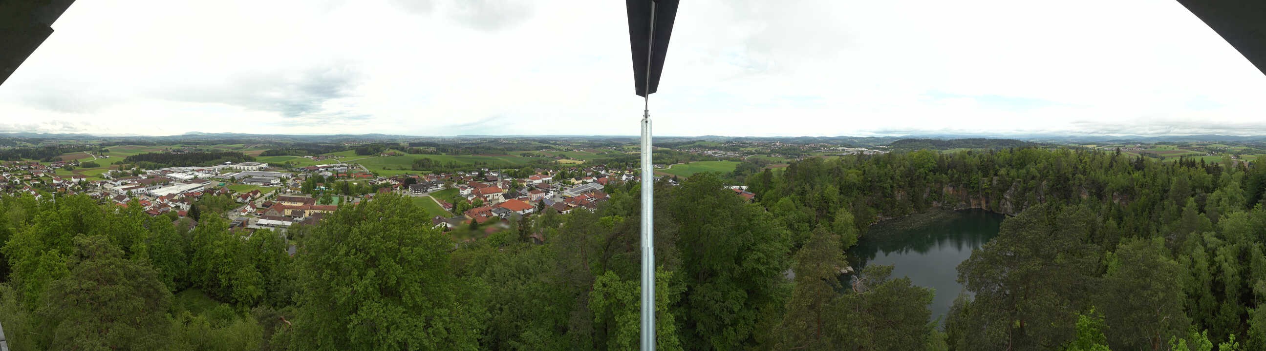 Archiv Foto Webcam Aussichtsturm am Steinbruch Büchlberg
