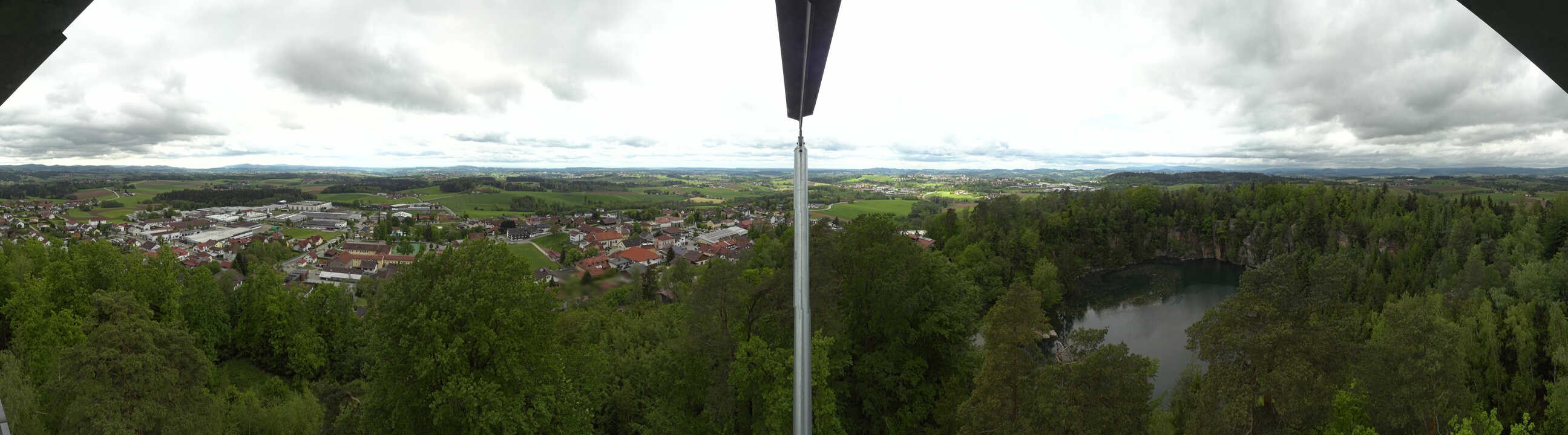 Archiv Foto Webcam Aussichtsturm am Steinbruch Büchlberg