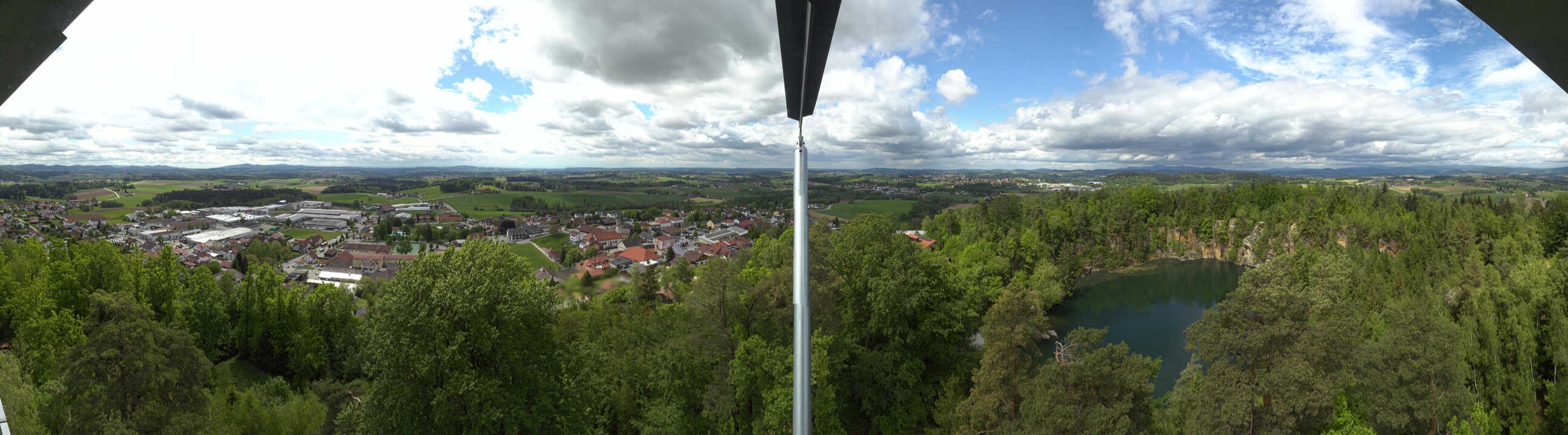 Archiv Foto Webcam Aussichtsturm am Steinbruch Büchlberg