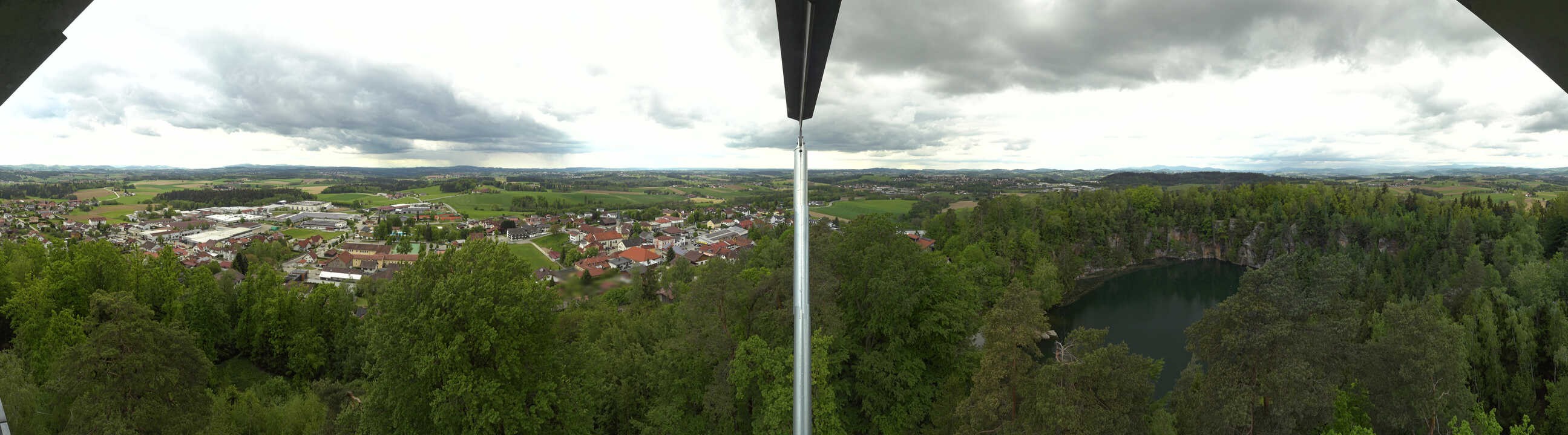 Archiv Foto Webcam Aussichtsturm am Steinbruch Büchlberg