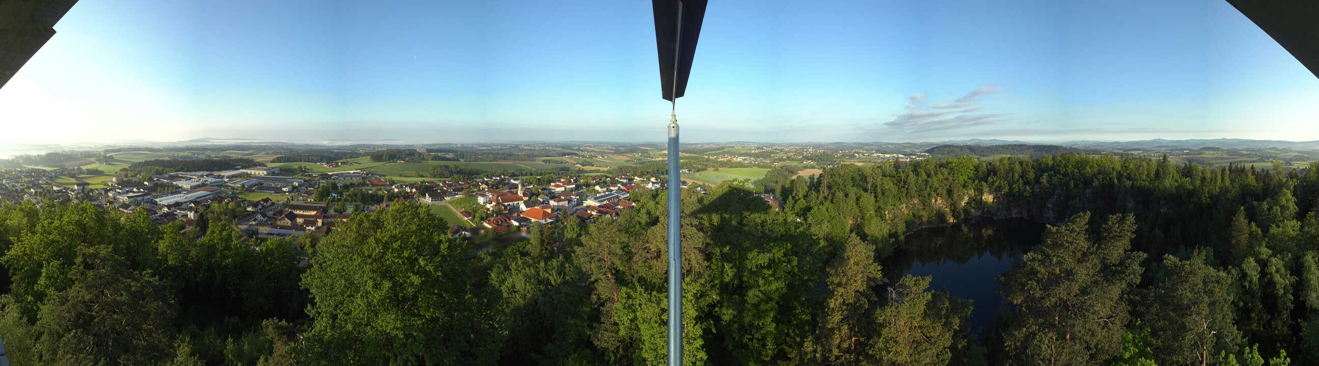Archiv Foto Webcam Aussichtsturm am Steinbruch Büchlberg