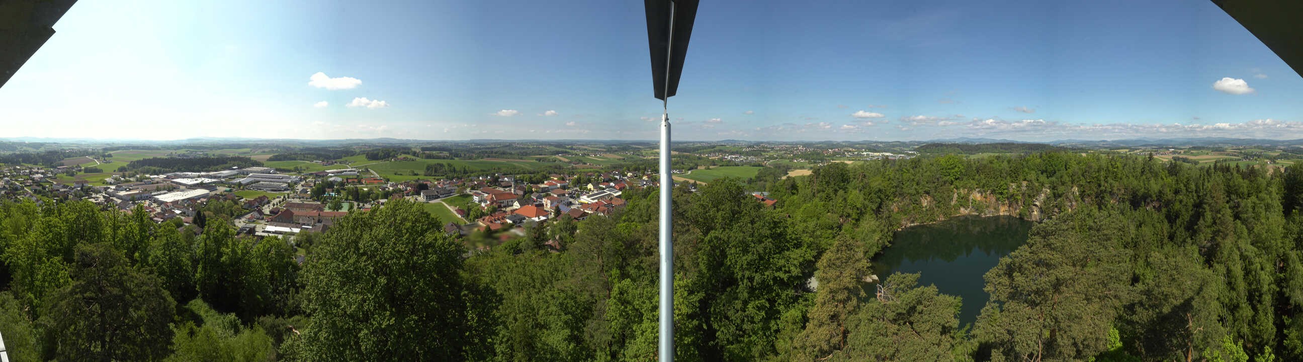 Archiv Foto Webcam Aussichtsturm am Steinbruch Büchlberg