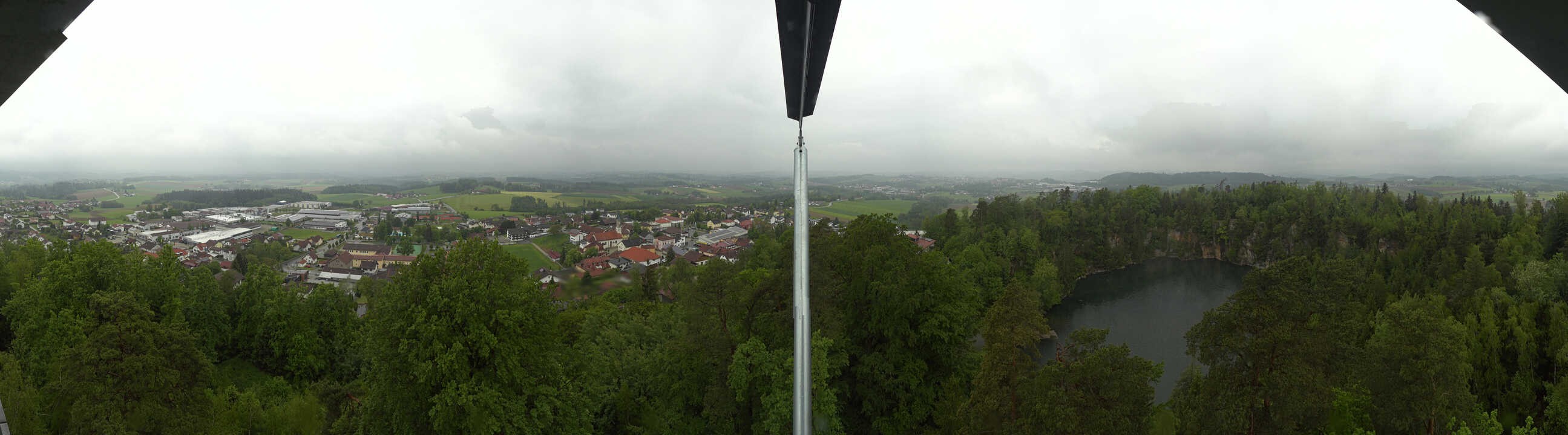 Archiv Foto Webcam Aussichtsturm am Steinbruch Büchlberg