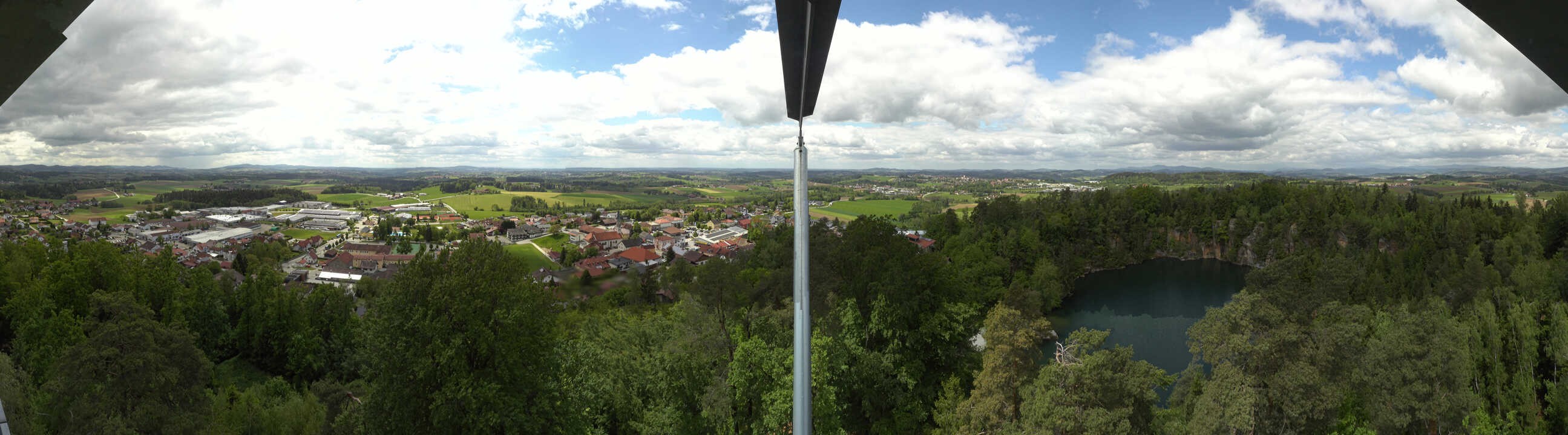 Archived image Webcam Büchlberg - Lookout tower