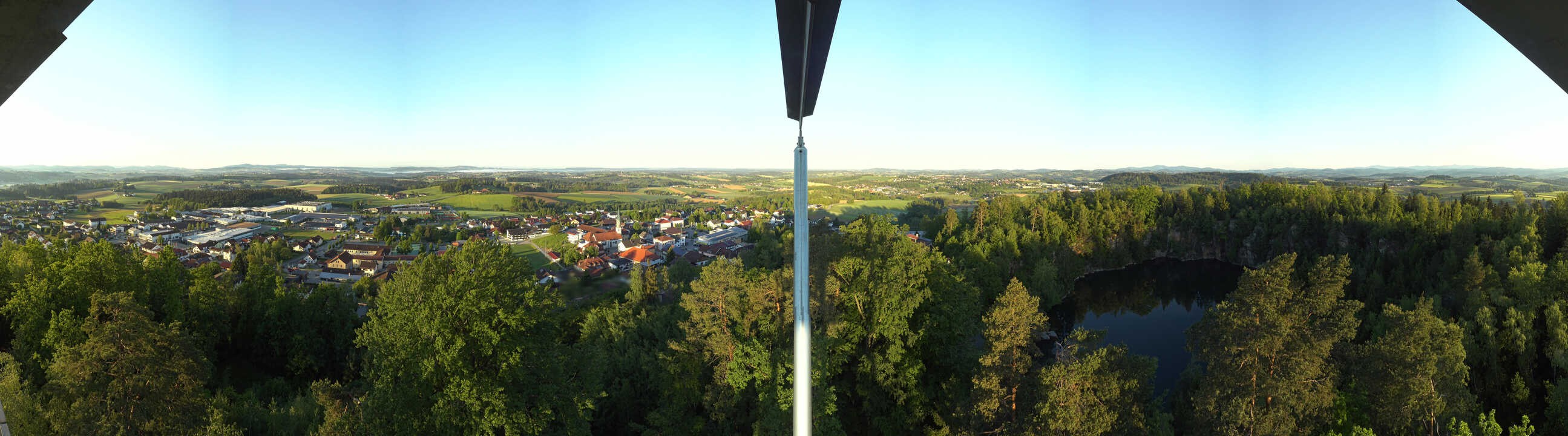 Archiv Foto Webcam Aussichtsturm am Steinbruch Büchlberg