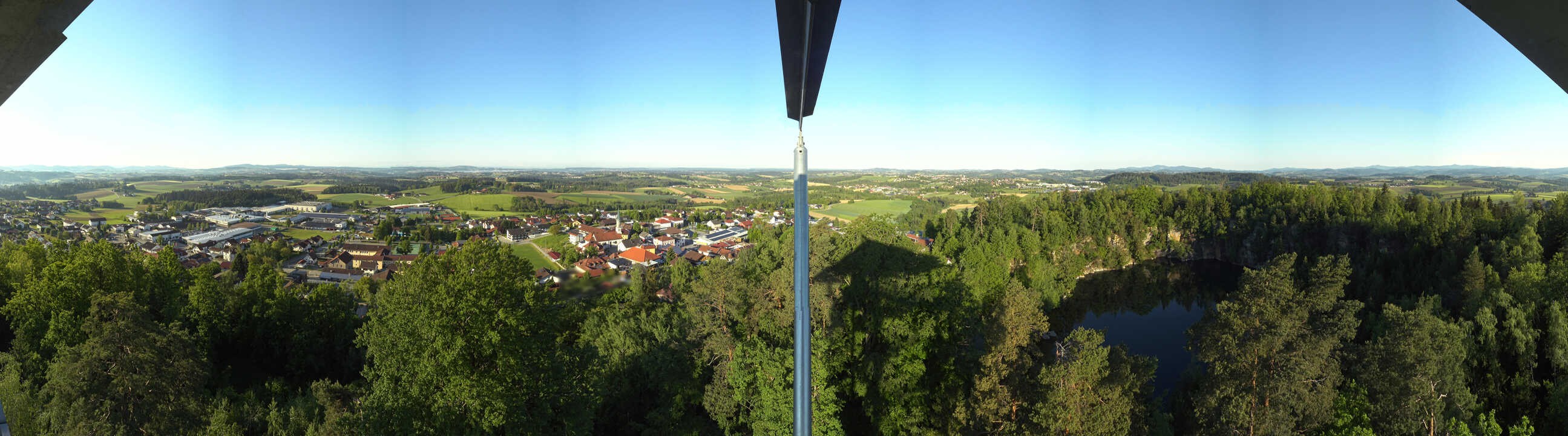 Archiv Foto Webcam Aussichtsturm am Steinbruch Büchlberg
