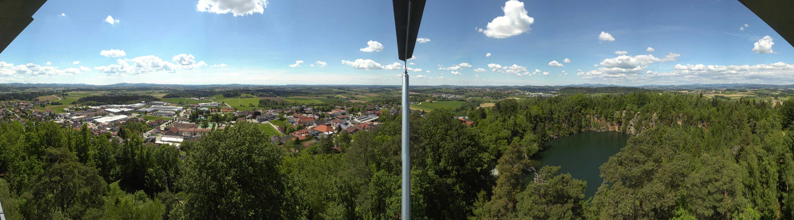 Archiv Foto Webcam Aussichtsturm am Steinbruch Büchlberg