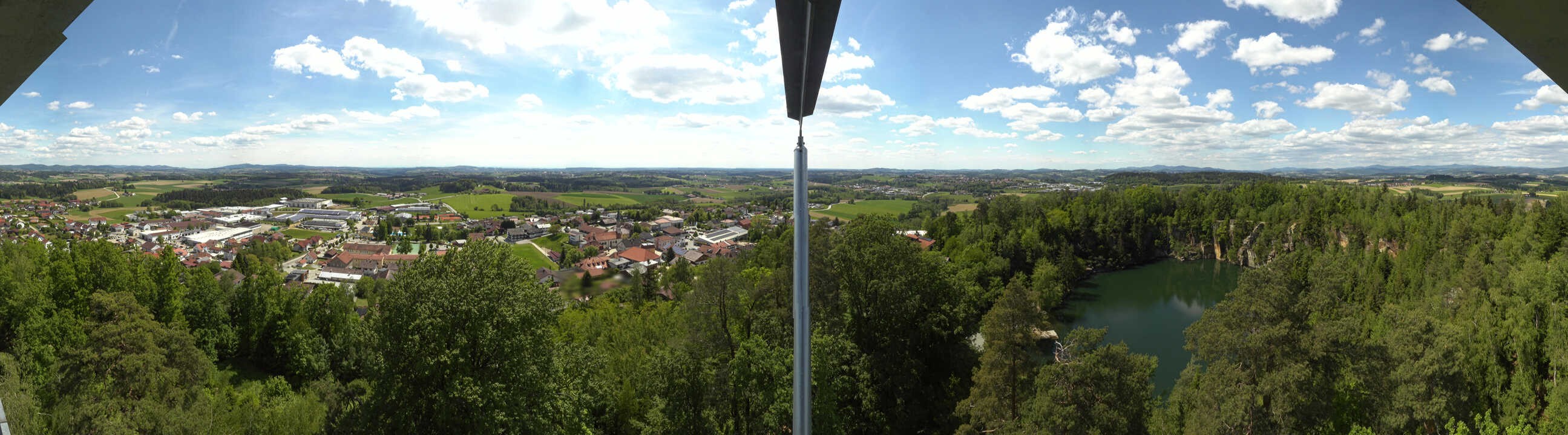 Archiv Foto Webcam Aussichtsturm am Steinbruch Büchlberg