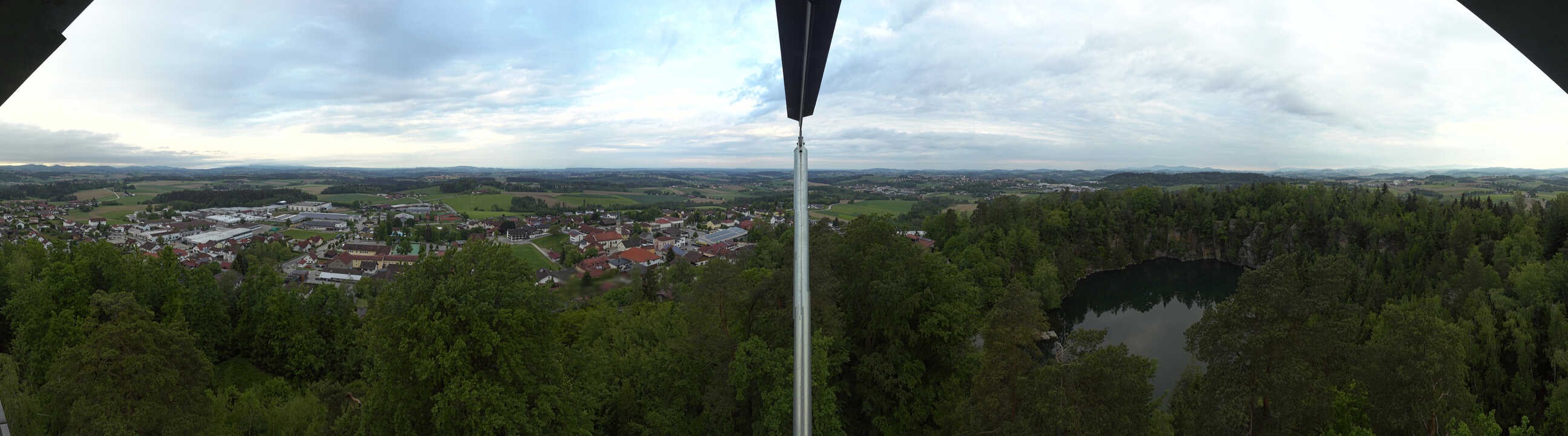 Archiv Foto Webcam Aussichtsturm am Steinbruch Büchlberg