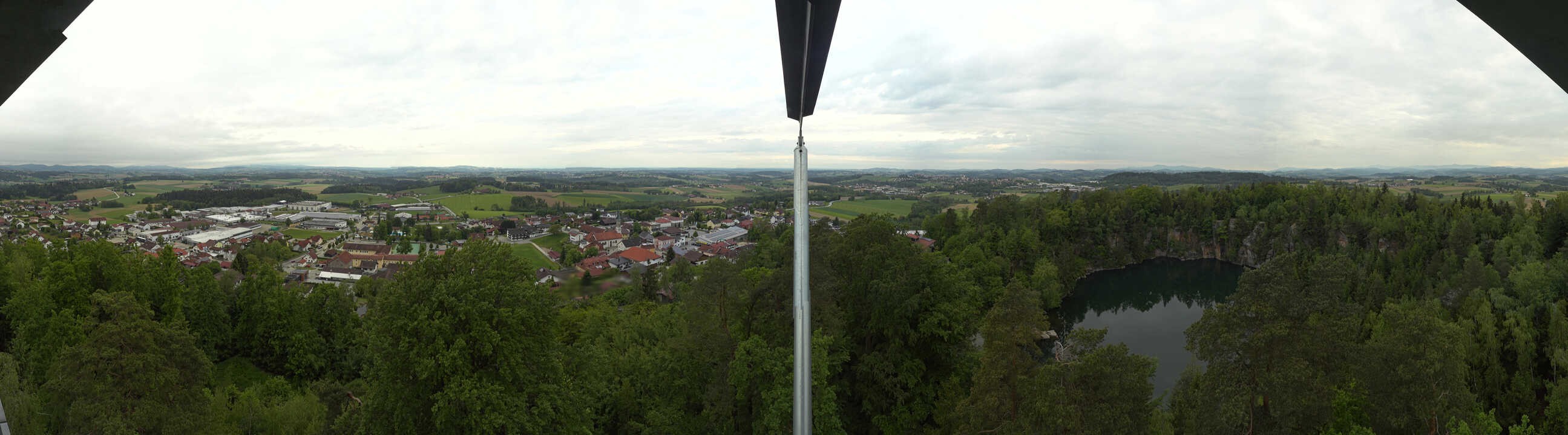 Archiv Foto Webcam Aussichtsturm am Steinbruch Büchlberg