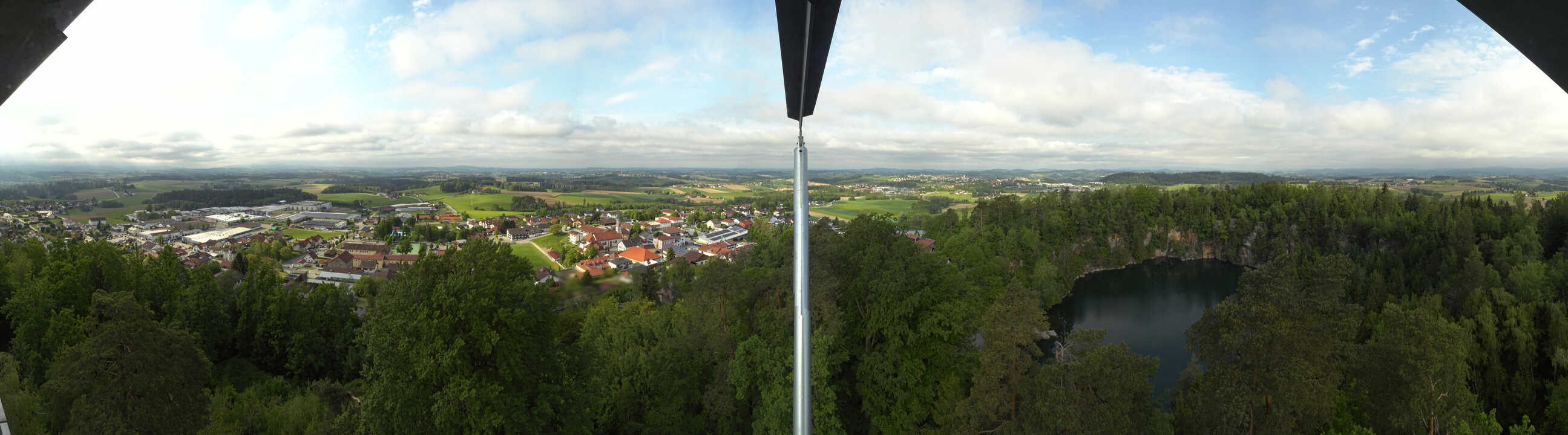Archiv Foto Webcam Aussichtsturm am Steinbruch Büchlberg