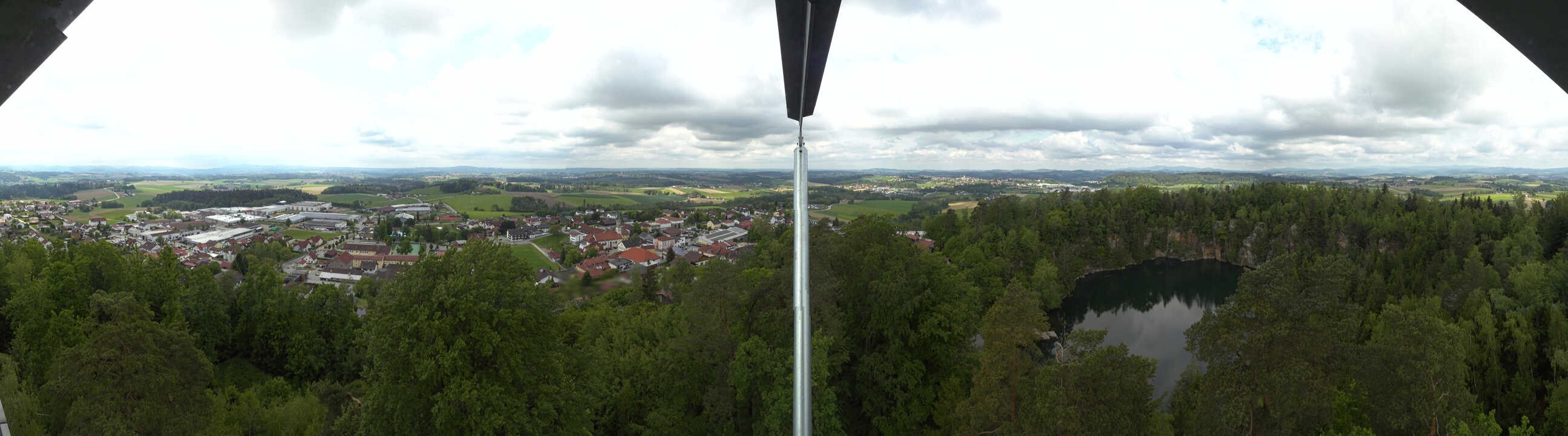 Archiv Foto Webcam Aussichtsturm am Steinbruch Büchlberg