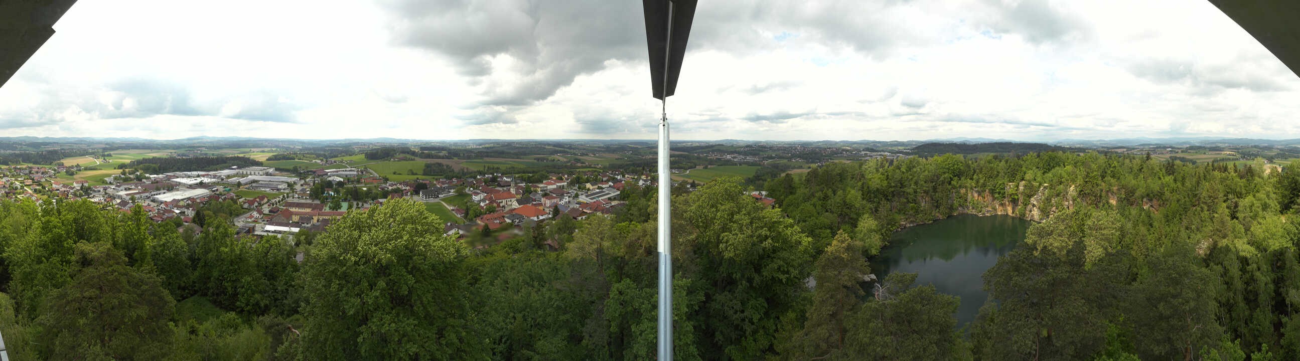 Archiv Foto Webcam Aussichtsturm am Steinbruch Büchlberg