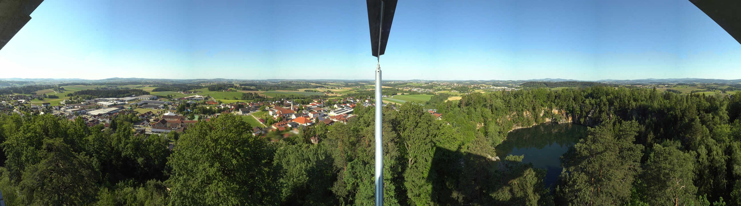 Archived image Webcam Büchlberg - Lookout tower