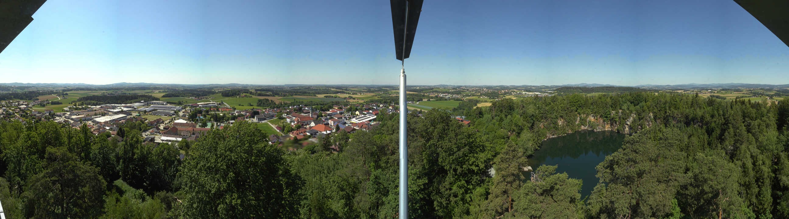 Archived image Webcam Büchlberg - Lookout tower