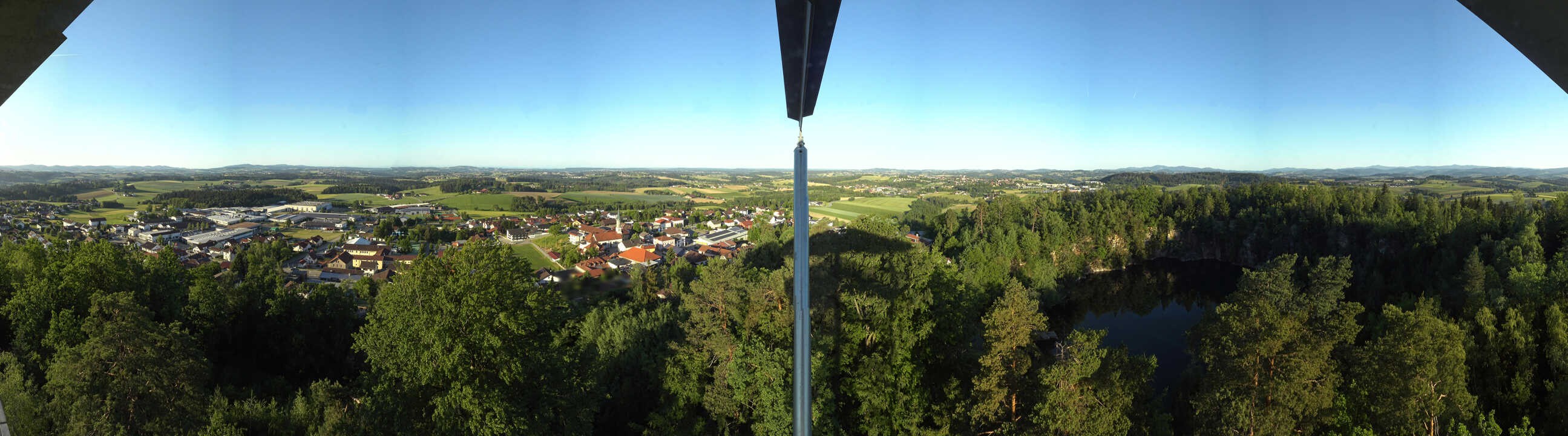 Archiv Foto Webcam Aussichtsturm am Steinbruch Büchlberg