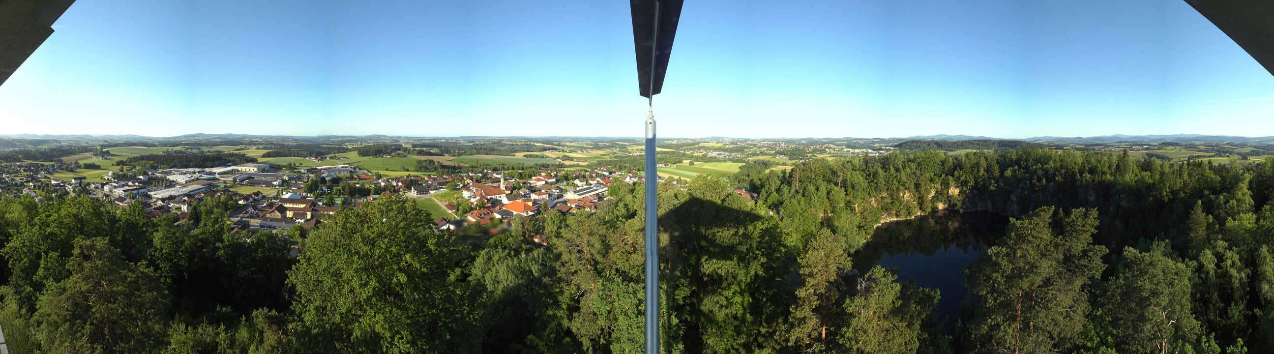 Archiv Foto Webcam Aussichtsturm am Steinbruch Büchlberg