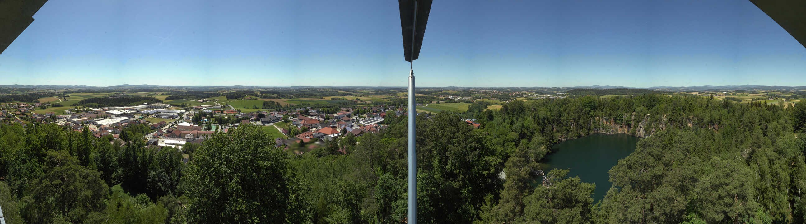 Archiv Foto Webcam Aussichtsturm am Steinbruch Büchlberg