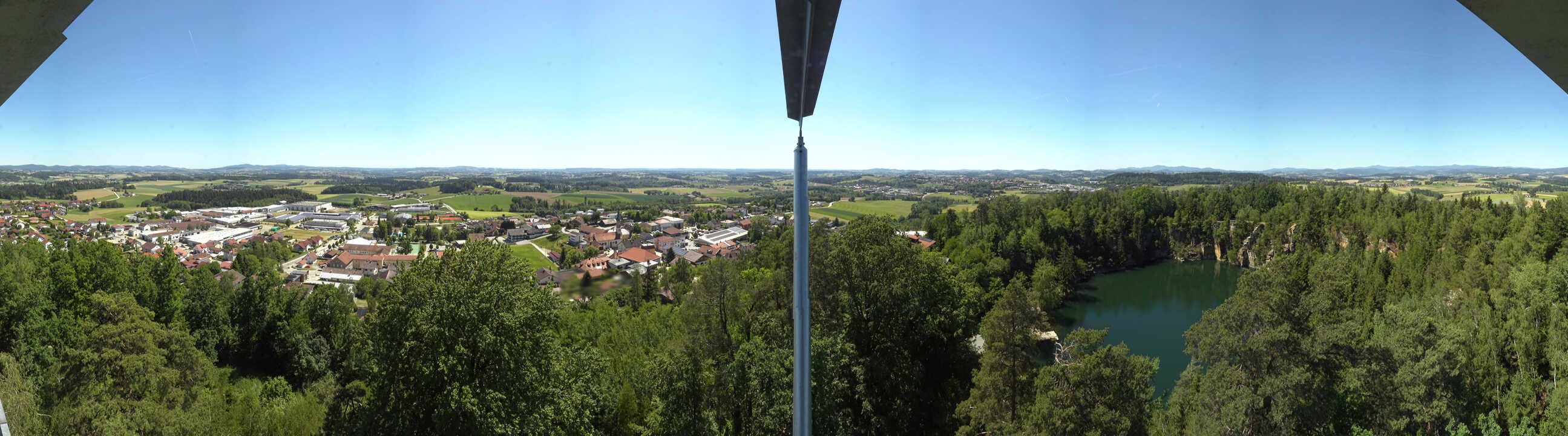 Archiv Foto Webcam Aussichtsturm am Steinbruch Büchlberg
