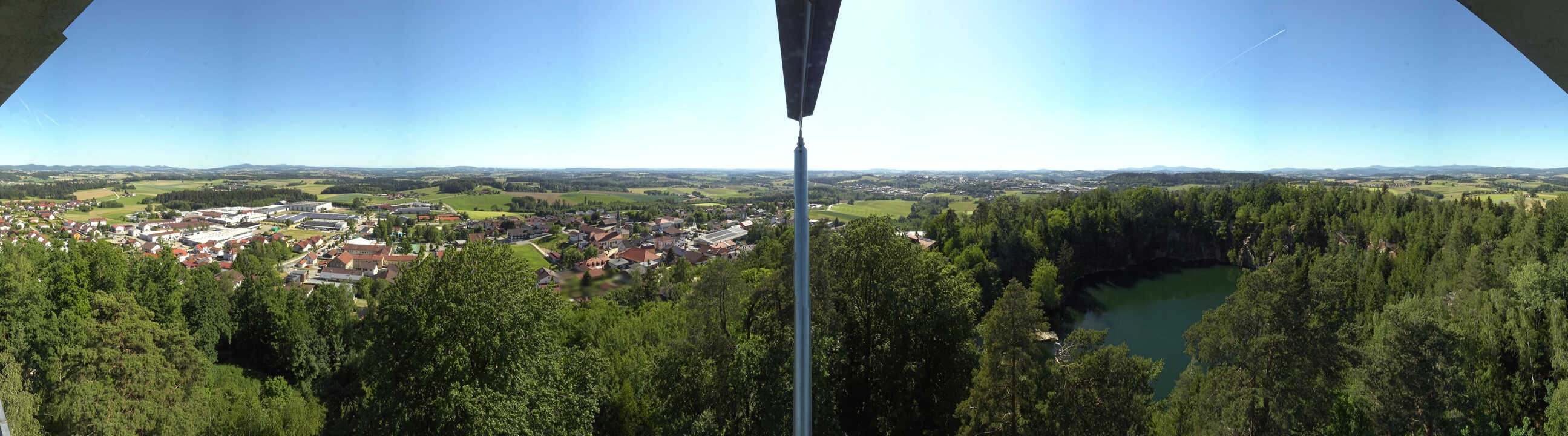 Archiv Foto Webcam Aussichtsturm am Steinbruch Büchlberg