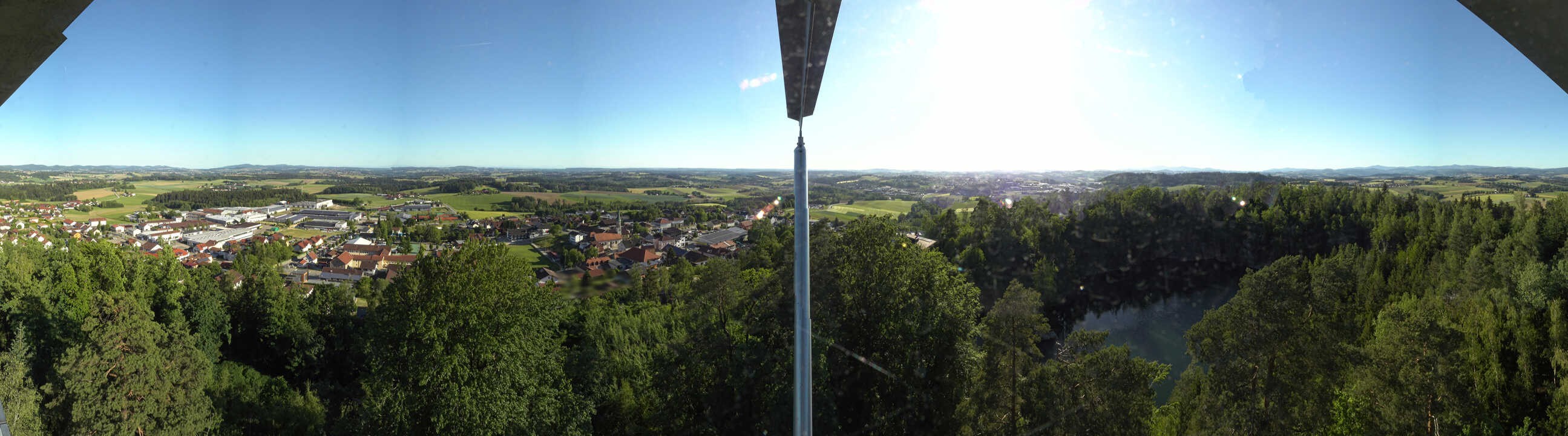 Archiv Foto Webcam Aussichtsturm am Steinbruch Büchlberg