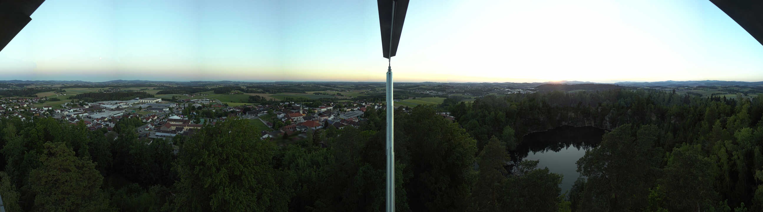 Archived image Webcam Büchlberg - Lookout tower