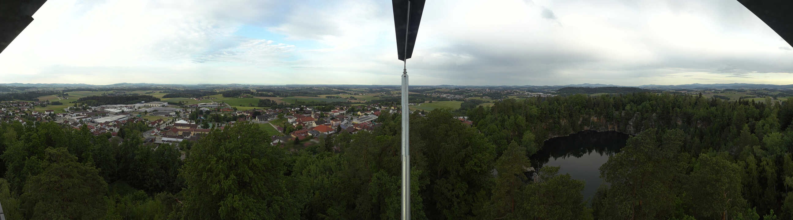 Archiv Foto Webcam Aussichtsturm am Steinbruch Büchlberg