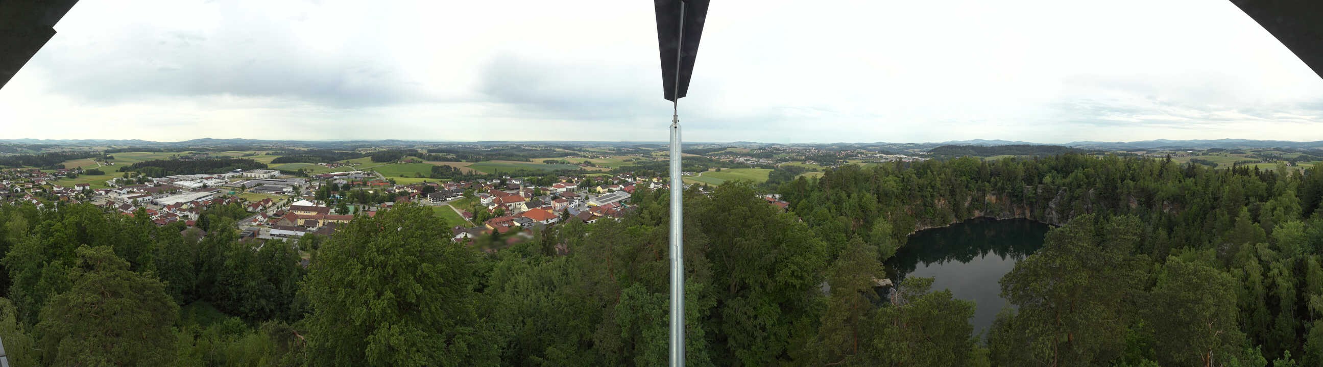 Archiv Foto Webcam Aussichtsturm am Steinbruch Büchlberg