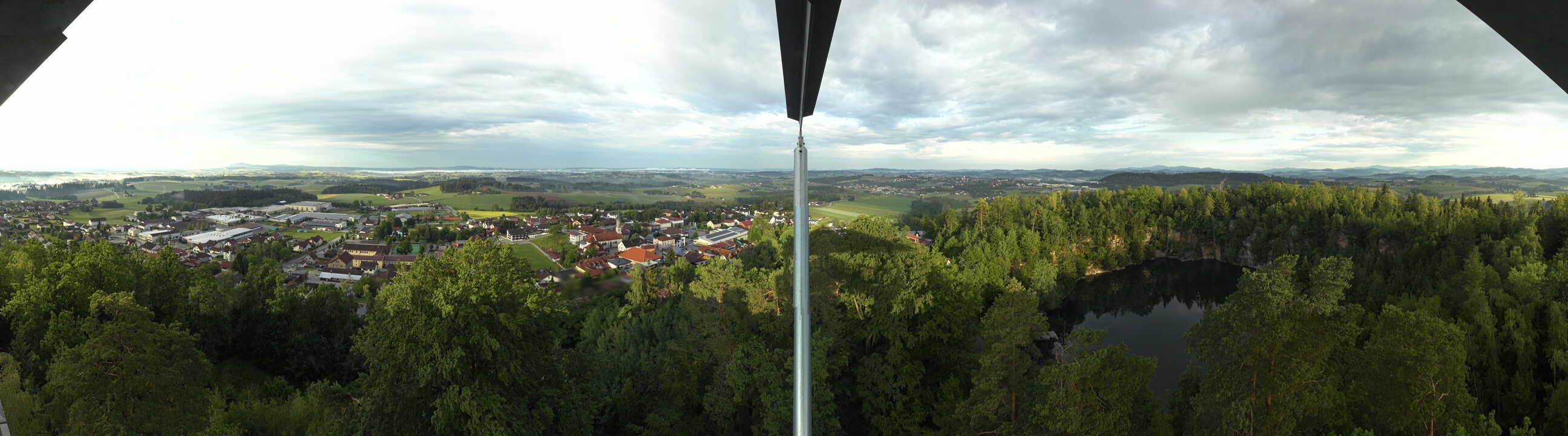 Archived image Webcam Büchlberg - Lookout tower
