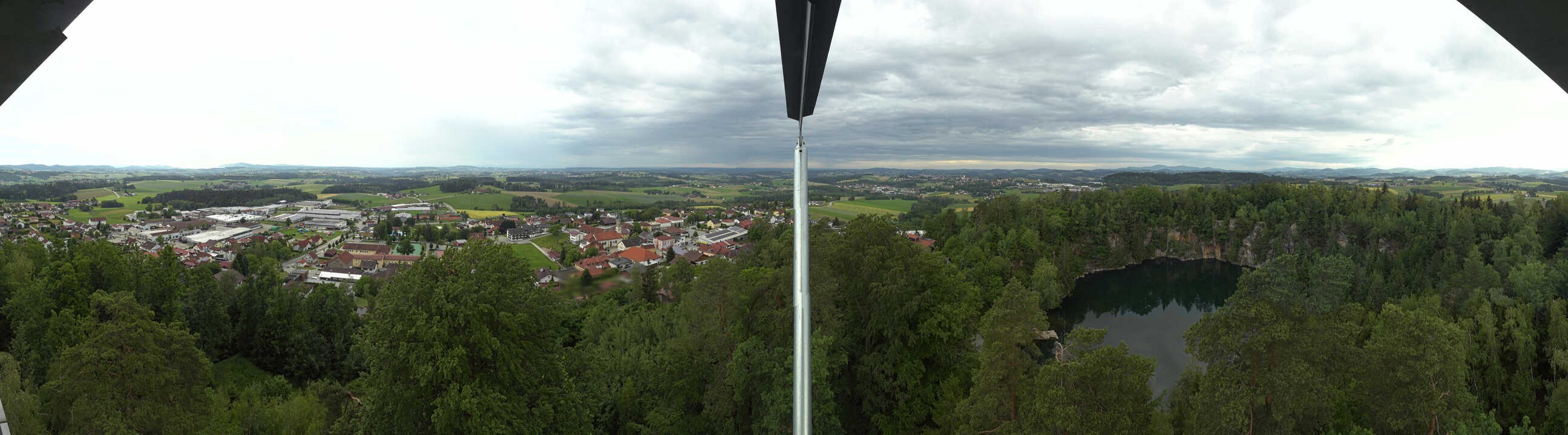 Archiv Foto Webcam Aussichtsturm am Steinbruch Büchlberg