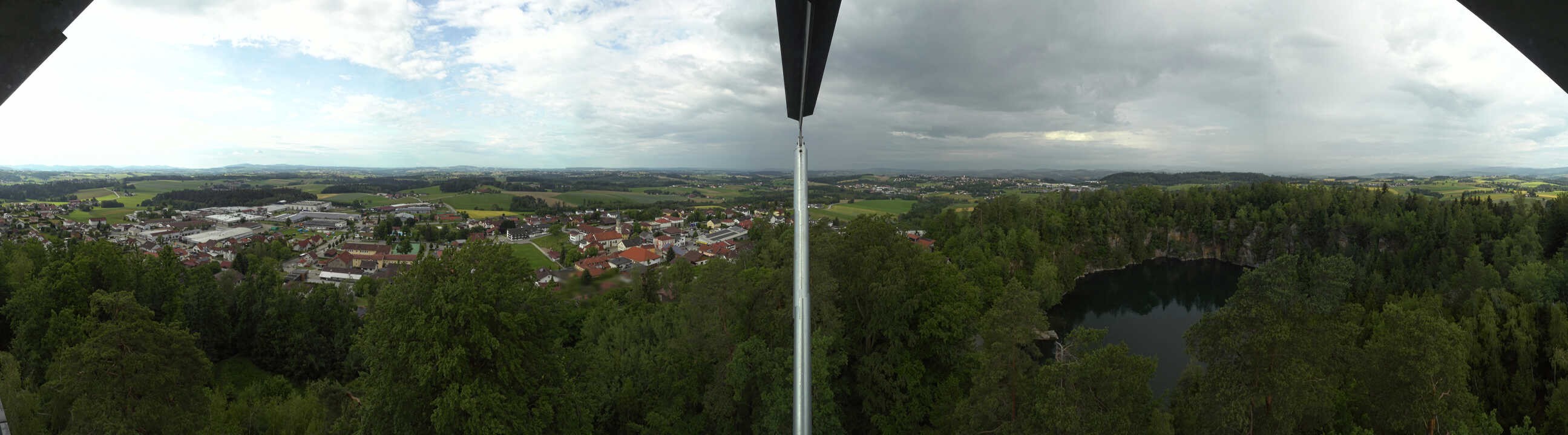 Archiv Foto Webcam Aussichtsturm am Steinbruch Büchlberg