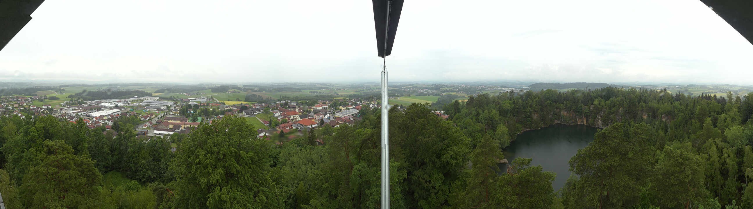 Archiv Foto Webcam Aussichtsturm am Steinbruch Büchlberg
