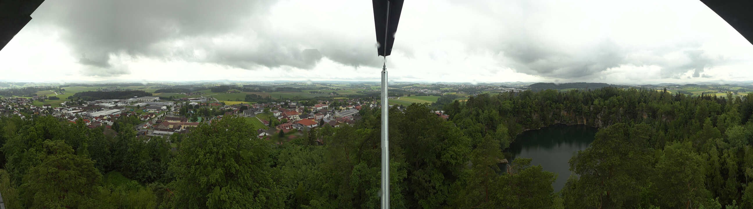 Archiv Foto Webcam Aussichtsturm am Steinbruch Büchlberg